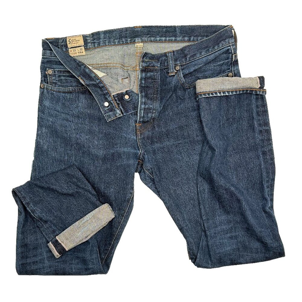 J Crew 484 Selvedge Jeans - W33 L32